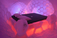Visit the Ice Hotel at Balea Lac